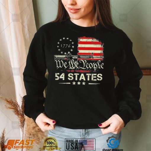 We The People 54 States American Flag Shirt