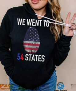 We Went To 54 States, Fingerprint President Biden T Shirt