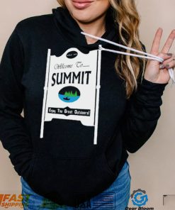 Welcome to Summit enjoy the great outdoors shirt