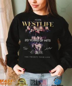 Westlife 20 Years Of Hits The Twenty Tour Live T Shirt