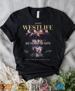 Westlife 20 Years Of Hits The Twenty Tour Live T Shirt