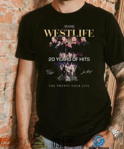 Westlife 20 Years Of Hits The Twenty Tour Live T Shirt