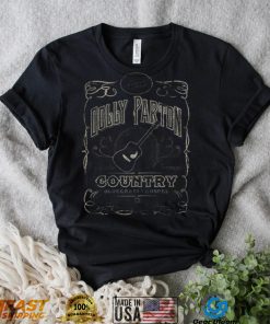 Whiskey Label Dolly Partons New Design T Shirt