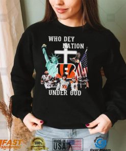 Who Dey Nation Cincinnati Bengals Super Bowl Champions Under God Shirt