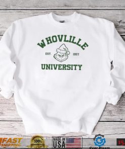 Whoville University Est 1957 Christmas Shirt