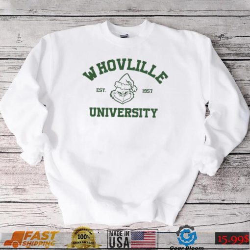 Whoville University Est 1957 Christmas Shirt