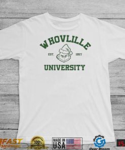 Whoville University Est 1957 Christmas Shirt