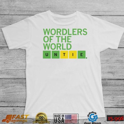 Wordlers Of The World Untie Shirt