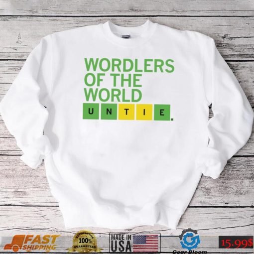 Wordlers Of The World Untie Shirt