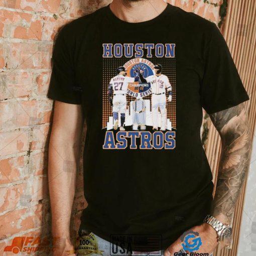 World Champions Jose Altuve And Yuli Gurriel Signatures Shirt