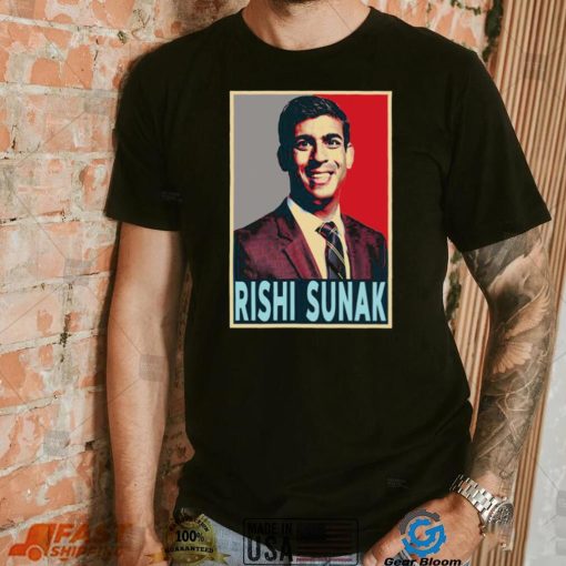 Rishi Sunak Vintage Portrait Prime Minister Unisex T Shirt