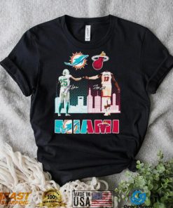 Xavien Howard And Bam Adebayo Miami City Sports Signatures Shirt