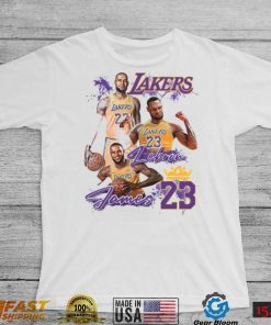 Lebron James T shirt, 23 Lakers Shirt, Los Angeles Lakers Shirt, NBA Team Lakers T Shirt