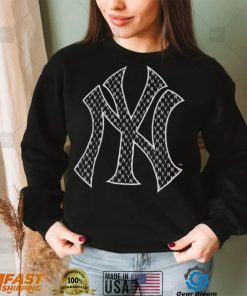 Yankees 2022 Monogram White Paper New York Yankees New Design T Shirt