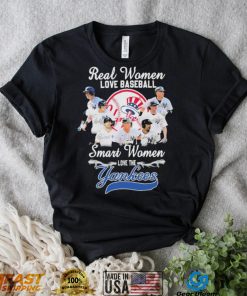 Yankees 2022 Real Women Love Baseball Smart Women Love The Yankees Signatures New Design T Shirt