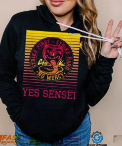 Yes Sensei Retro Gradient Cobra Kai Cobra Kai New Design T Shirt