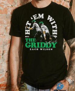 Zach Wilson New York Jets Hit ‘Em With The Griddy Signature Shirt