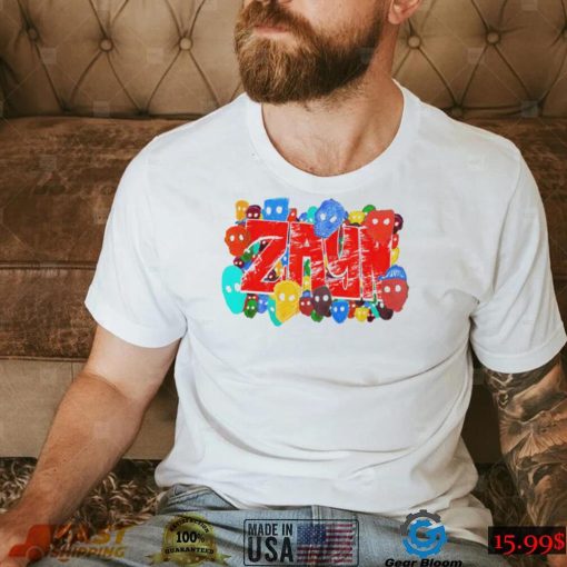 Zayn Malik NIL faces colorful logo shirt