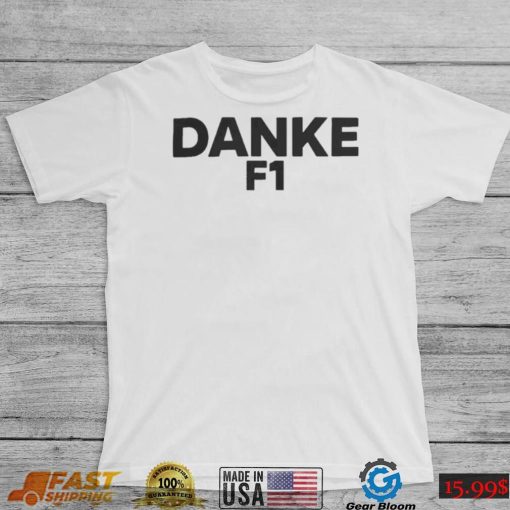 Sebastian Vettel Wearing Danke F1 Shirt