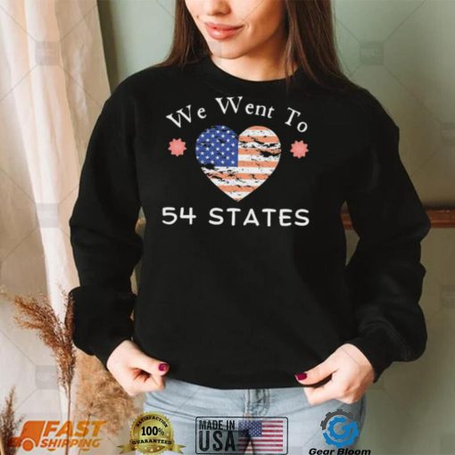 President Biden We’ve Been To 54 States Shirt