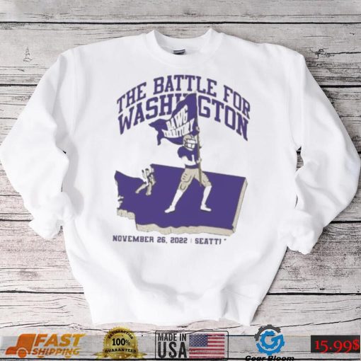 Washington Huskies the battle for Washington DAWG Territory shirt