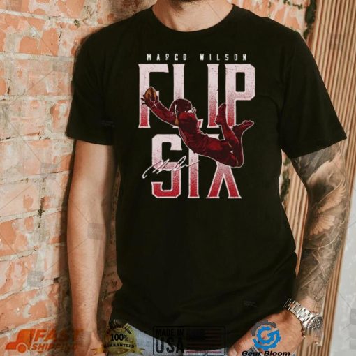 Marco Wilson Arizona Cardinals Flip Six Signature Shirt