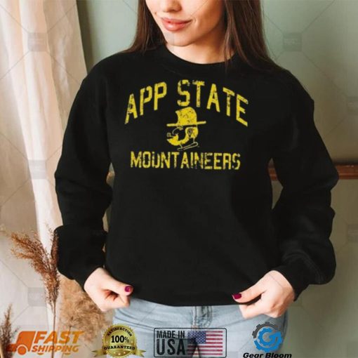 Appalachian State Mountaineers Distressed Retro Logo Shirt