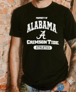 Property of Alabama Crimson Tide athletics T Shirt