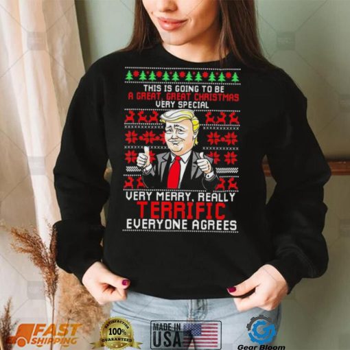 This Is Going To Be A Great Christmas Fun Trump Ugly Sweater Shirt