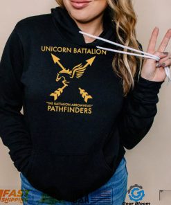 Unicorn Battalio the Battalion Arrowhead Pathfinders logo shirt