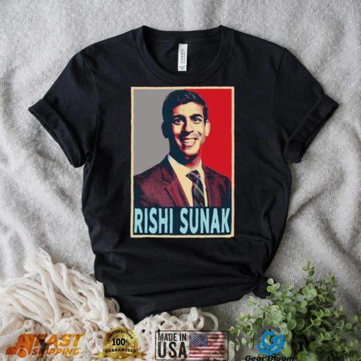 Rishi Sunak Vintage Portrait Prime Minister Unisex T Shirt