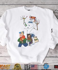 Running Snowman Dead End Paranormal Park Unisex Sweatshirt