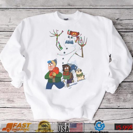 Running Snowman Dead End Paranormal Park Unisex Sweatshirt