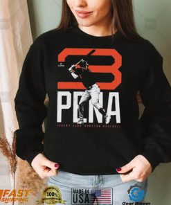 Jeremy Pena Houston Astros Bold Number 2022 Shirt