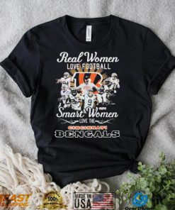 Real Women Love Football Smart Women Love The Cincinnati Bengals Shirt