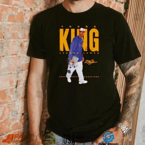 Lakers T Shirt, Lebron James Young King Los Angeles Lakers Signature shirt, Lebron Jame Shirt