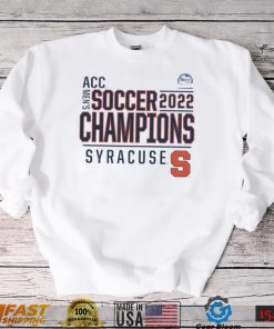 syracuse orange 2022 acc mens soccer conference tournament champions t shirt Shirt