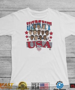 usmnt team caricatures t shirt Shirt