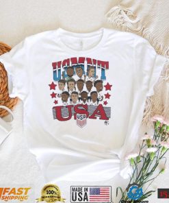 usmnt team caricatures t shirt Shirt