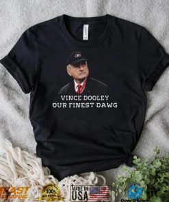 Vince Dooley our finest dawg Georgia Football coach t shirt