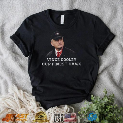 Vince Dooley our finest dawg Georgia Football coach t shirt