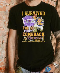 I Survived The 33 Point Comeback Skol Vikings Shirt