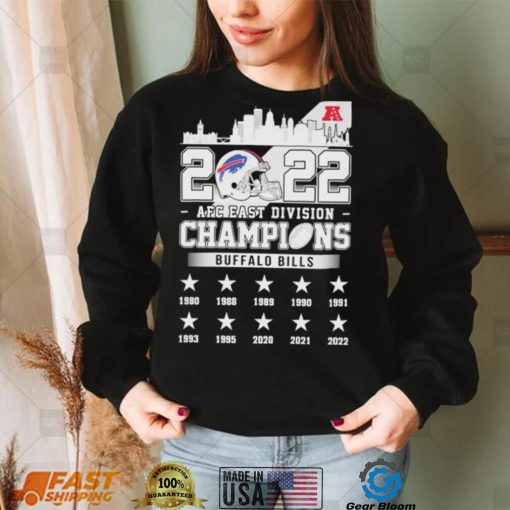 2022 AFC East Champions Buffalo Bills 1980 2022 Shirt