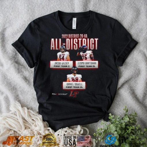 2022 District 26 6A All District Jacob Wilsey Ezomo Oratokhai Daniel Sowell shirt