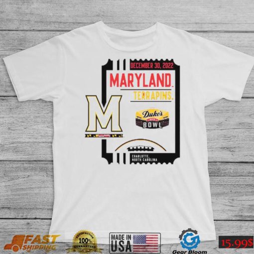 2022 Duke’s Mayo Bowl Maryland Football Shirt