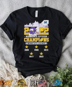 2022 NFC North Division Champions Minnesota Vikings 2008 2022 Shirt