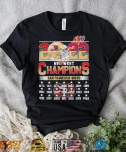 2022 NFC West Champions San Francisco 49ers 1970 2022 Shirt