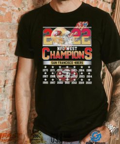 2022 NFC West Champions San Francisco 49ers 1970 2022 Shirt