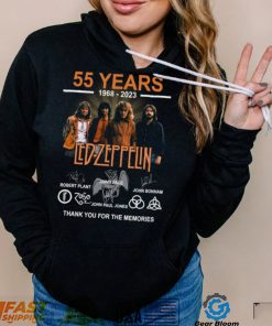 55 Years 1968 – 2023 Led Zeppelin Thank You For The Memories t shirt