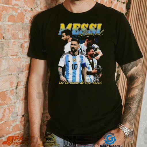 Lionel Messi Vintage Bootleg 90s Champions World Cup 2022 Shirt